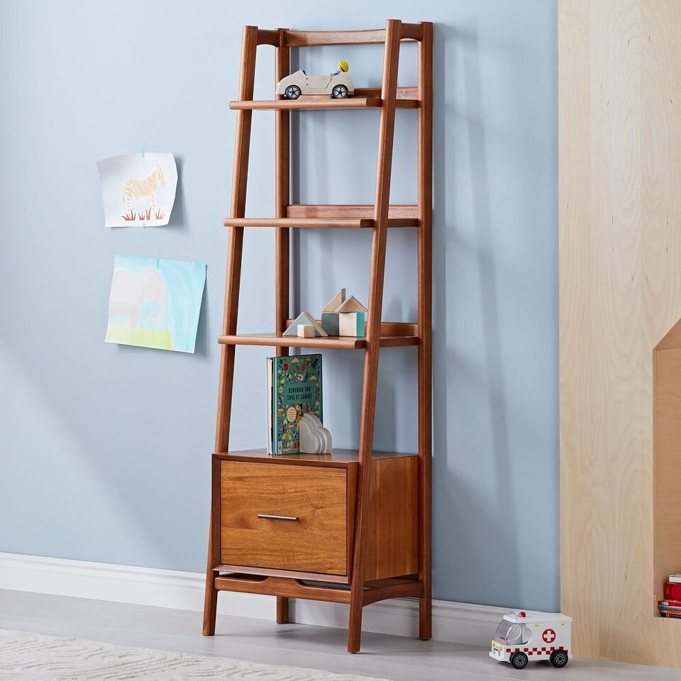 MidCentury 56 cm Bookshelf Acorn west elm United Kingdom